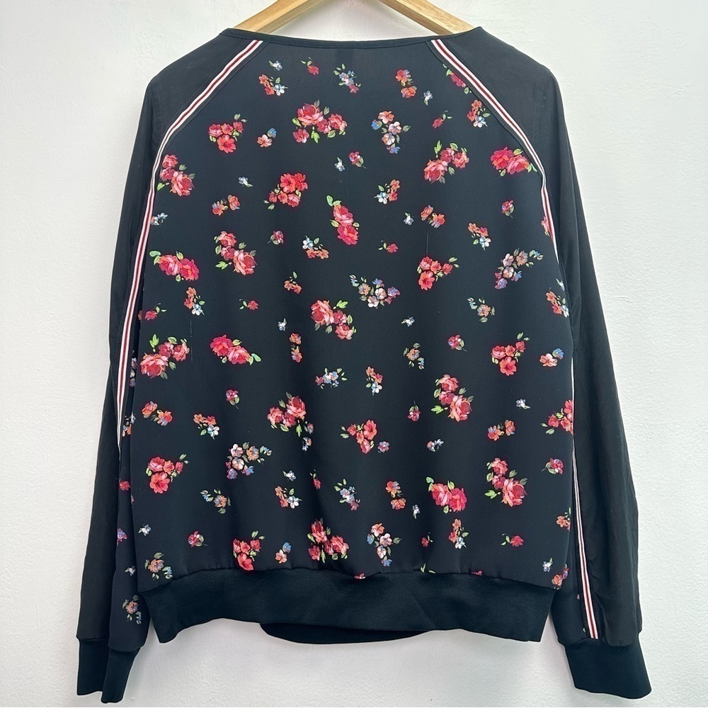 Marc Cain Floral Long Sleeve Blouse Size 8 - Picture 3 of 13